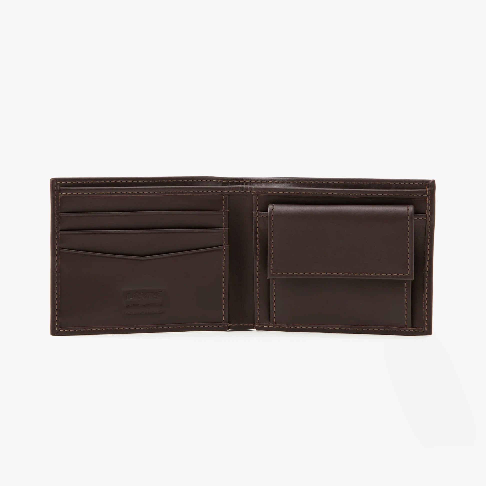 Levi's CASUAL CLASSICS HUNTE COIN BIFOLD Mens Wallet Brown