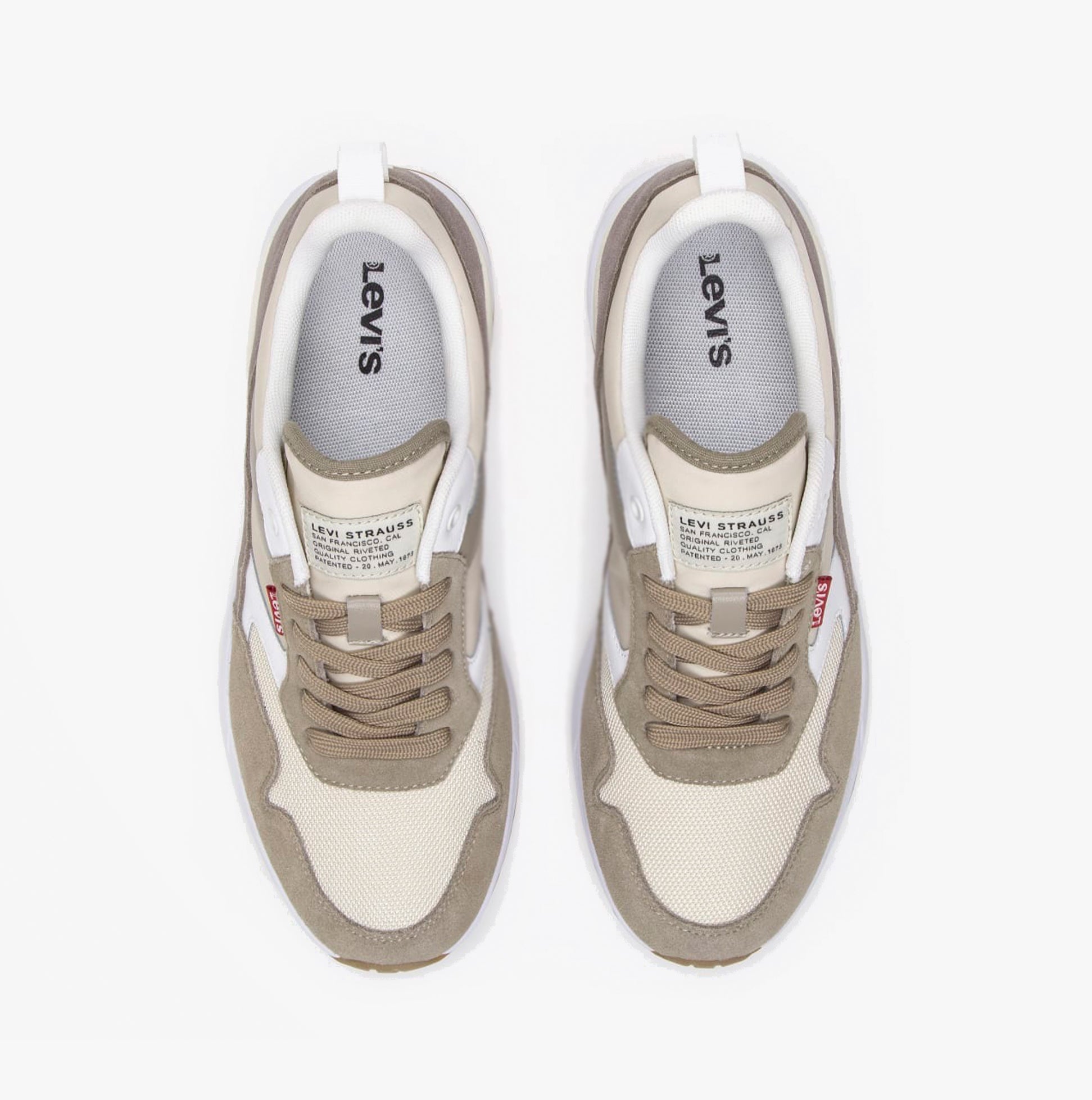 Levi's OATS REFRESH Mens Trainers Off White