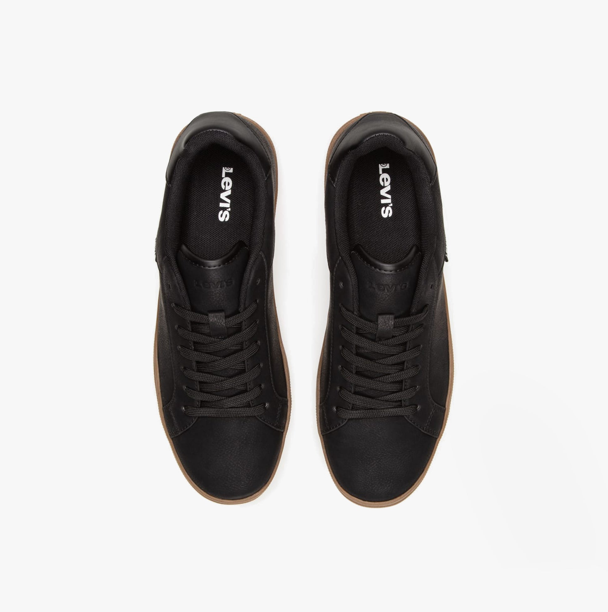 Levi's PIPER Mens Trainers Black/Gum