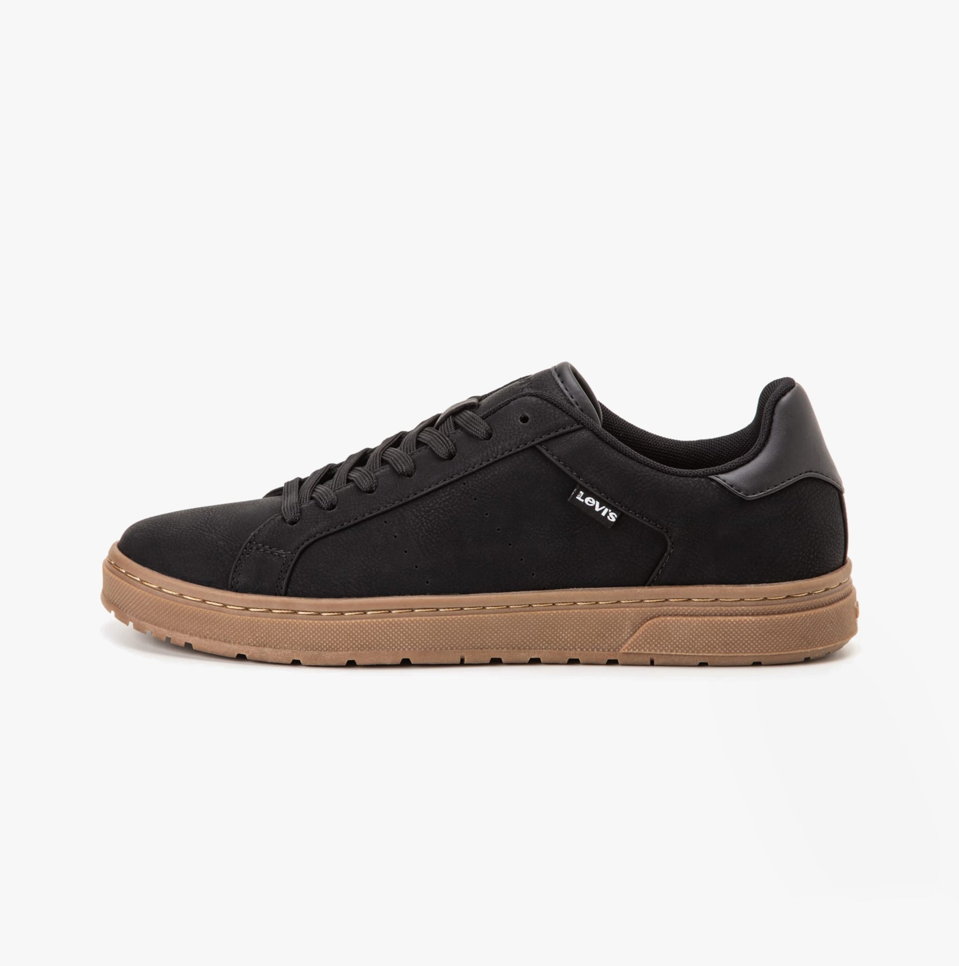 Levi's PIPER Mens Trainers Black/Gum