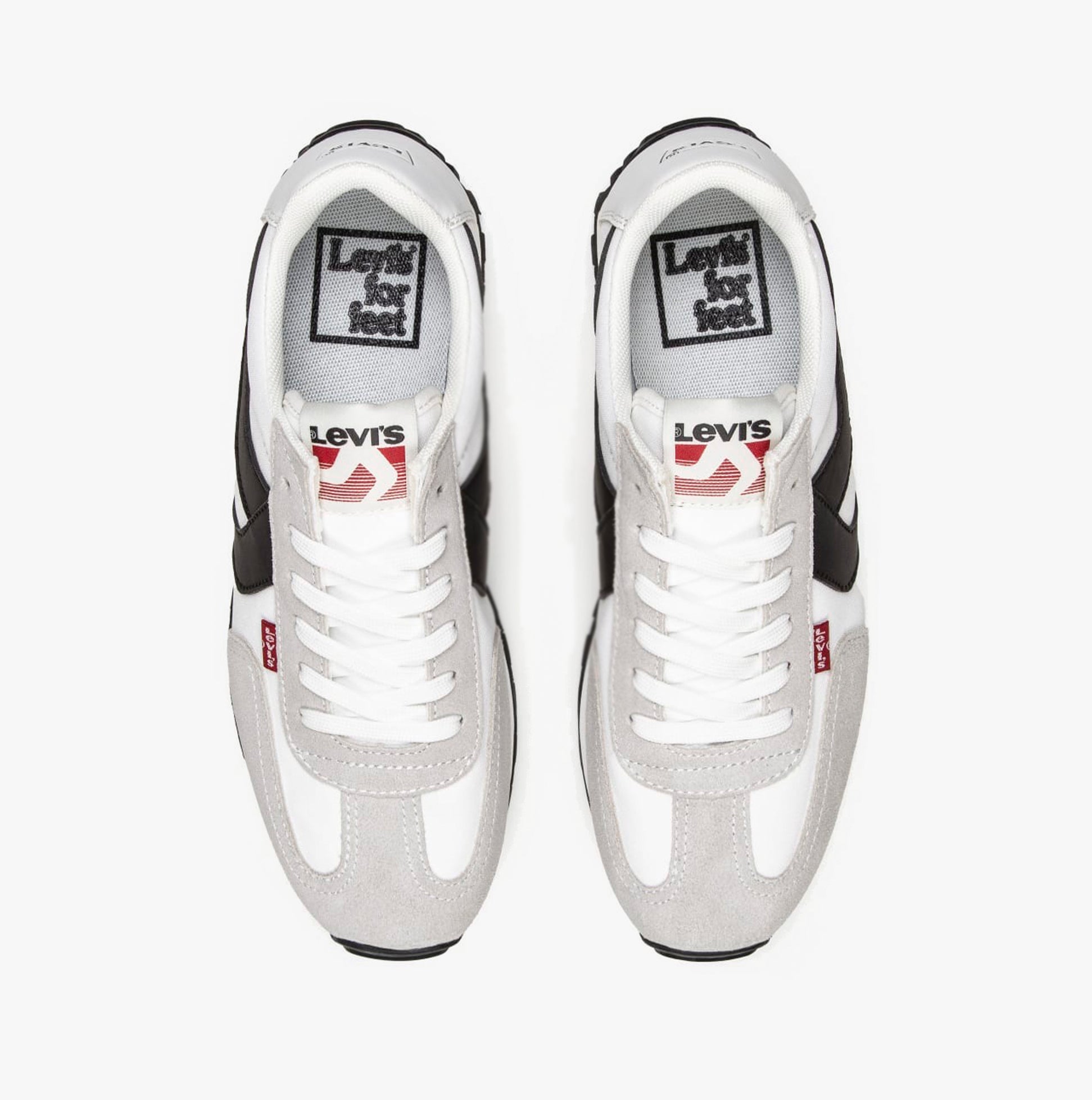 Levi's STRYDER RED TAB Mens Trainers Regular White