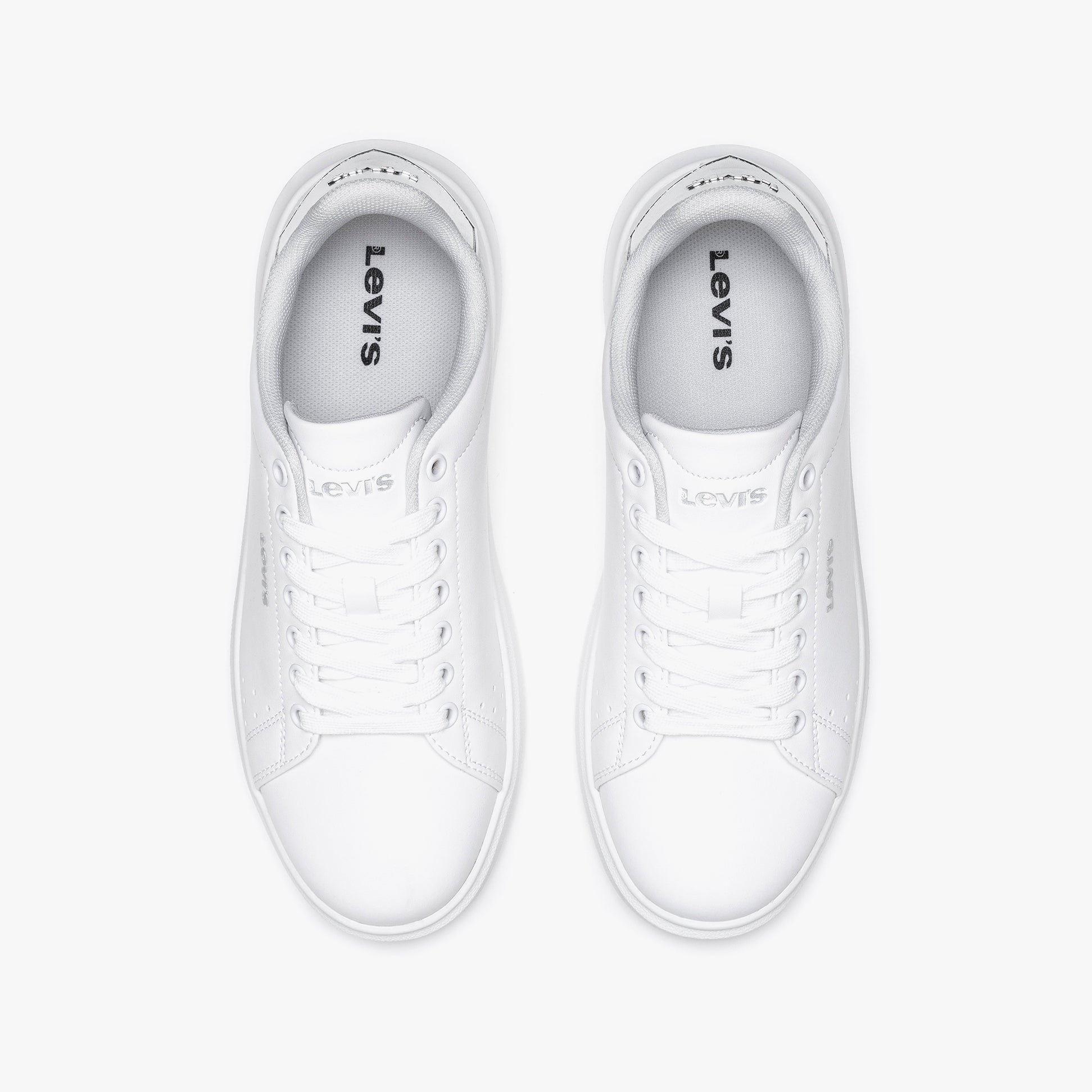Levi's ELLIS 2.0 Womens Trainers White/Silver