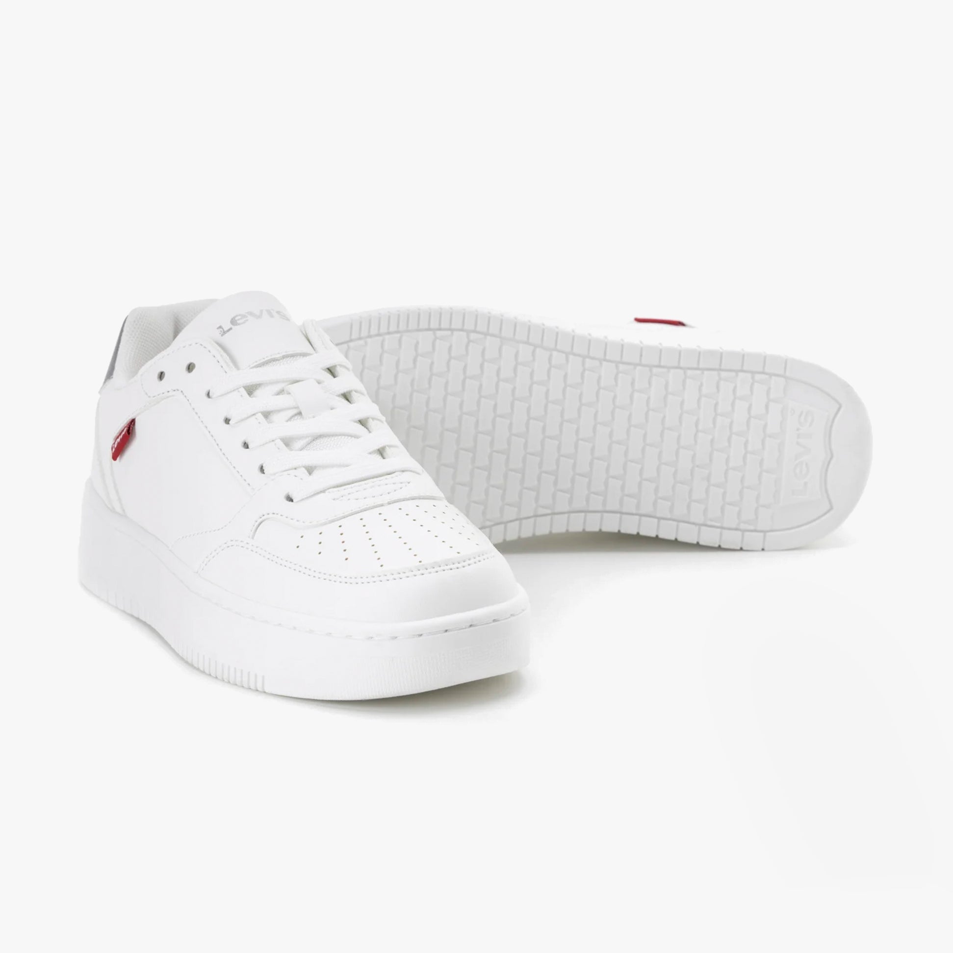 Levi's PAIGE Womens Trainers White/Silver