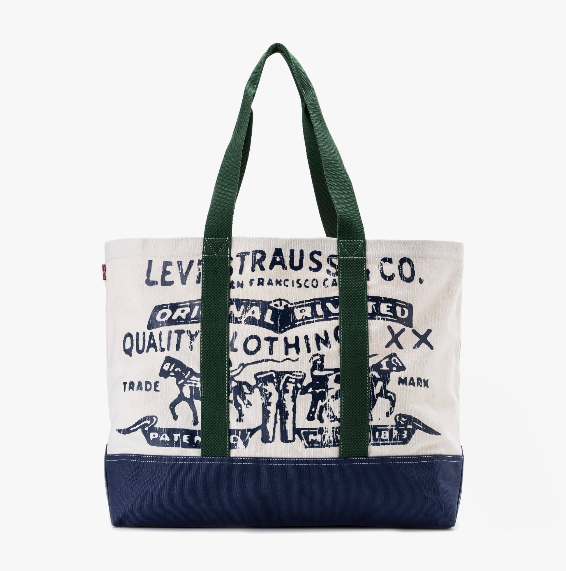Levi's TWO HORSE TOTE-ALL Womens Tote Bag Ecru
