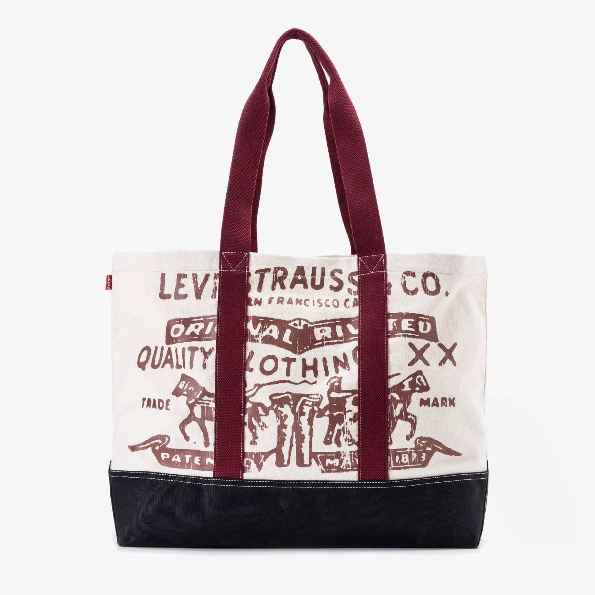Levi's TWO HORSE TOTE-ALL Womens Tote Bag Brilliant Red