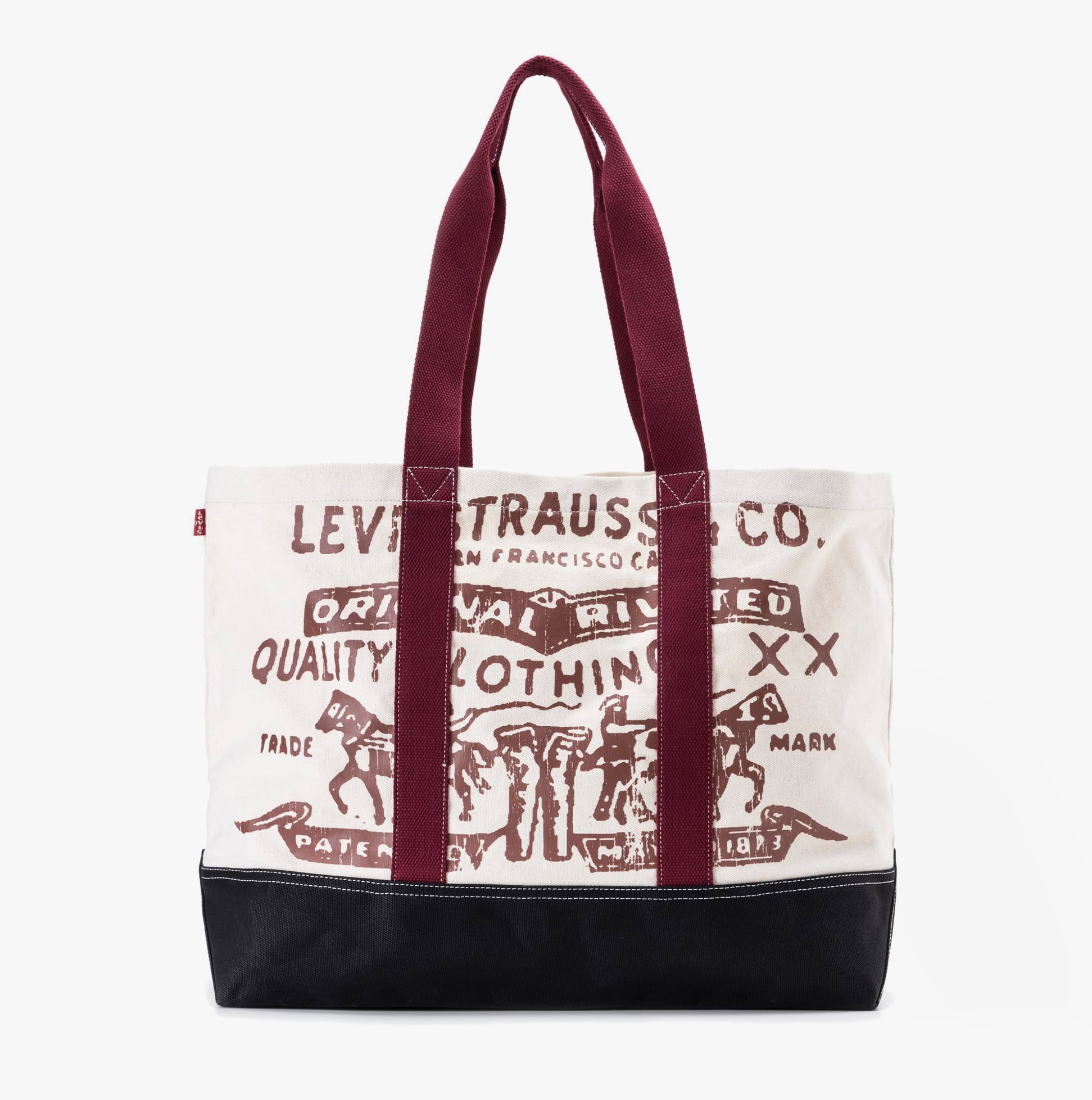 Levi's TWO HORSE TOTE-ALL Womens Tote Bag Brilliant Red