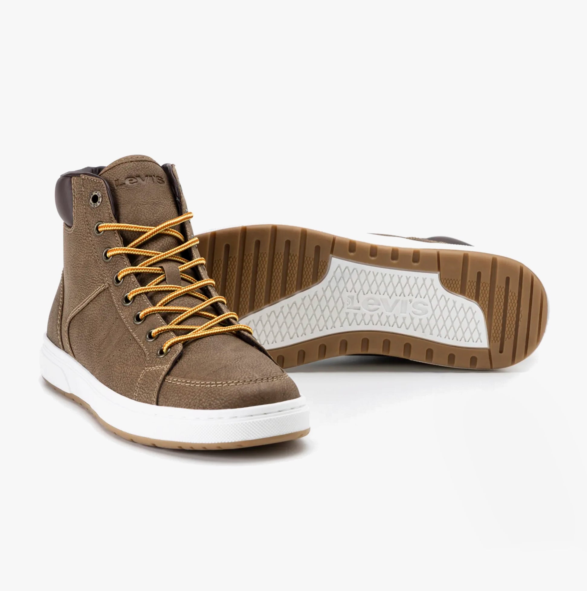Levi's PIPER MID Mens Trainers Medium Brown