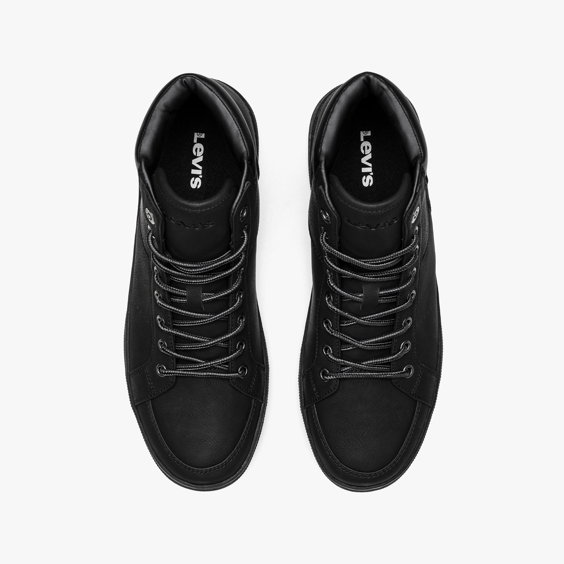 Levi's PIPER MID Mens Trainers Full Black