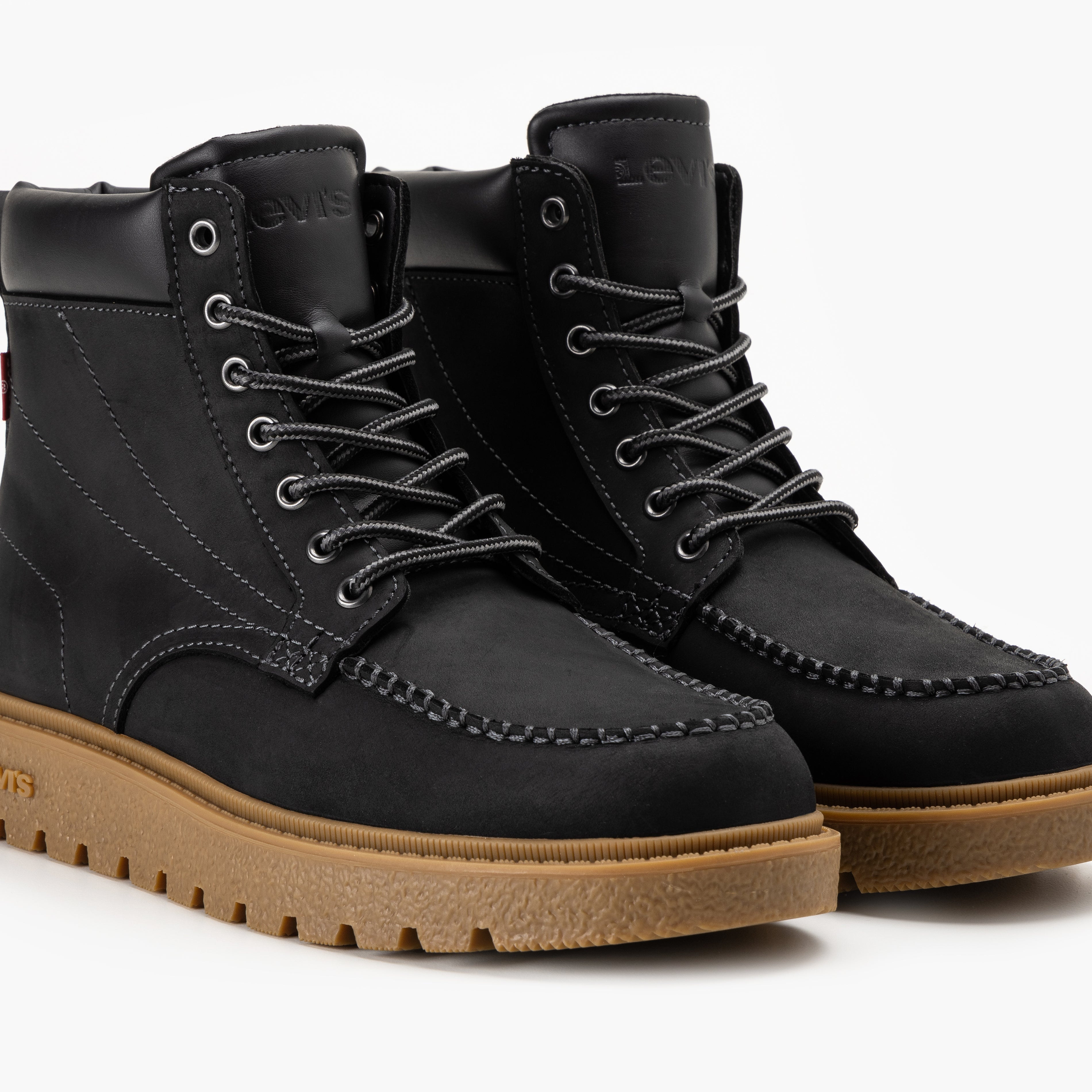Levi's ABNER RED TAB Mens Boots Regular Black