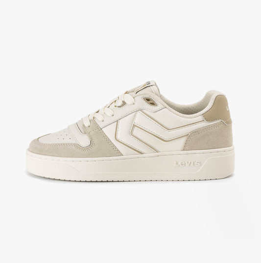 Levi's GLIDE L Womens Trainers Ecru