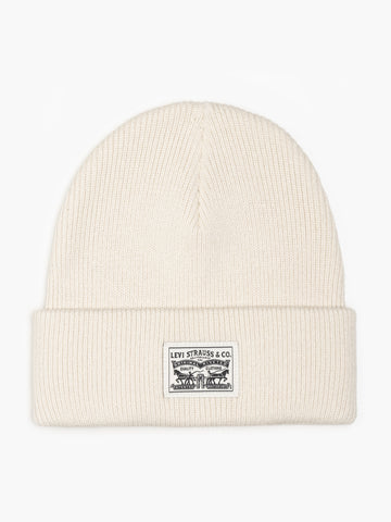 Levi's BACKPATCH BEANIE Womens Cream
