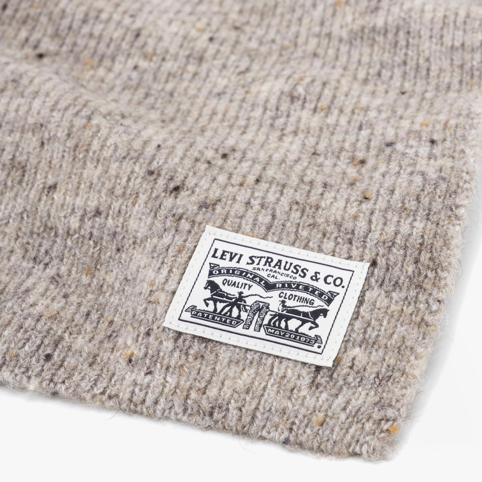 Levi's BACK PATCH SCARF Mens Beige