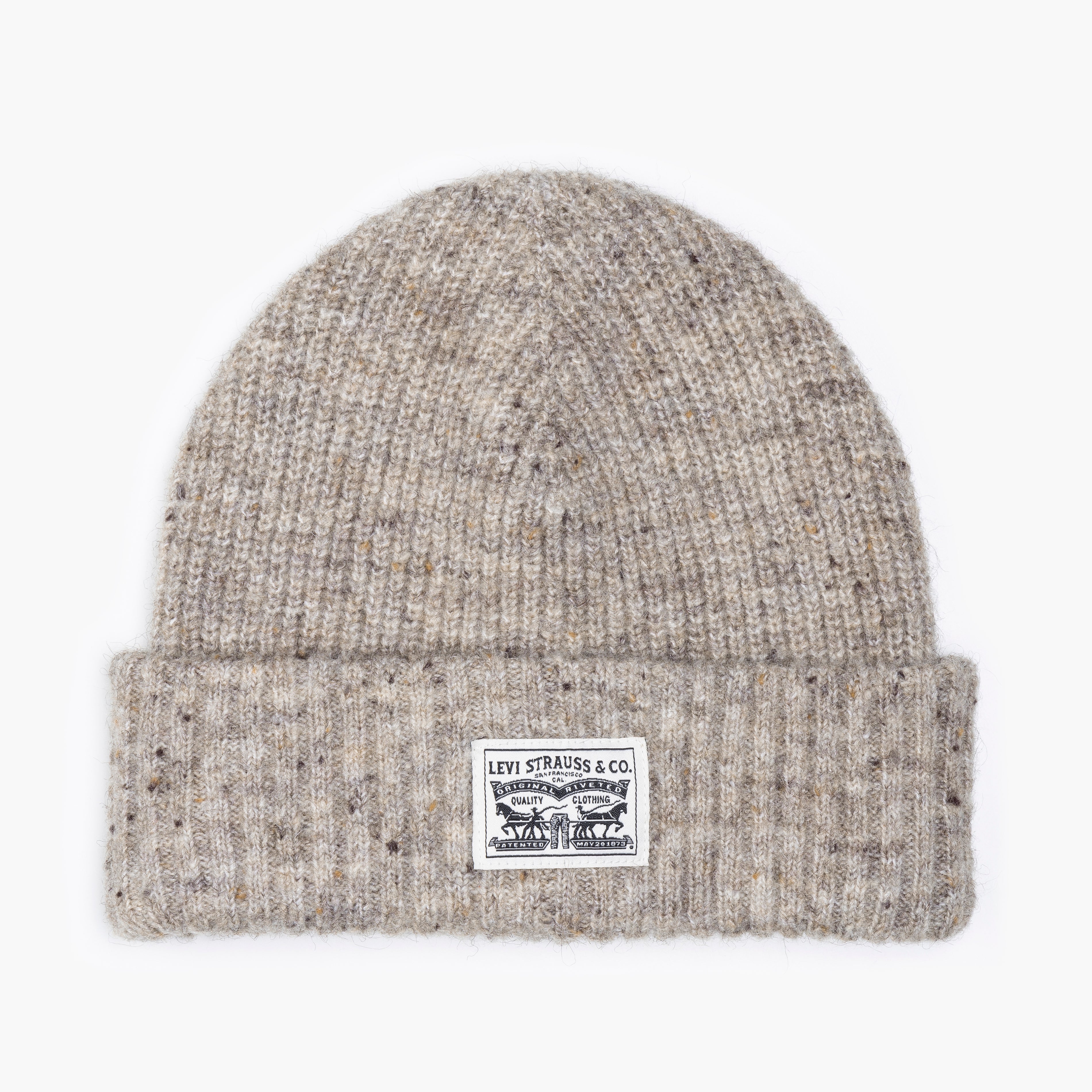 Levi's BACKPATCH BEANIE Mens Ecru