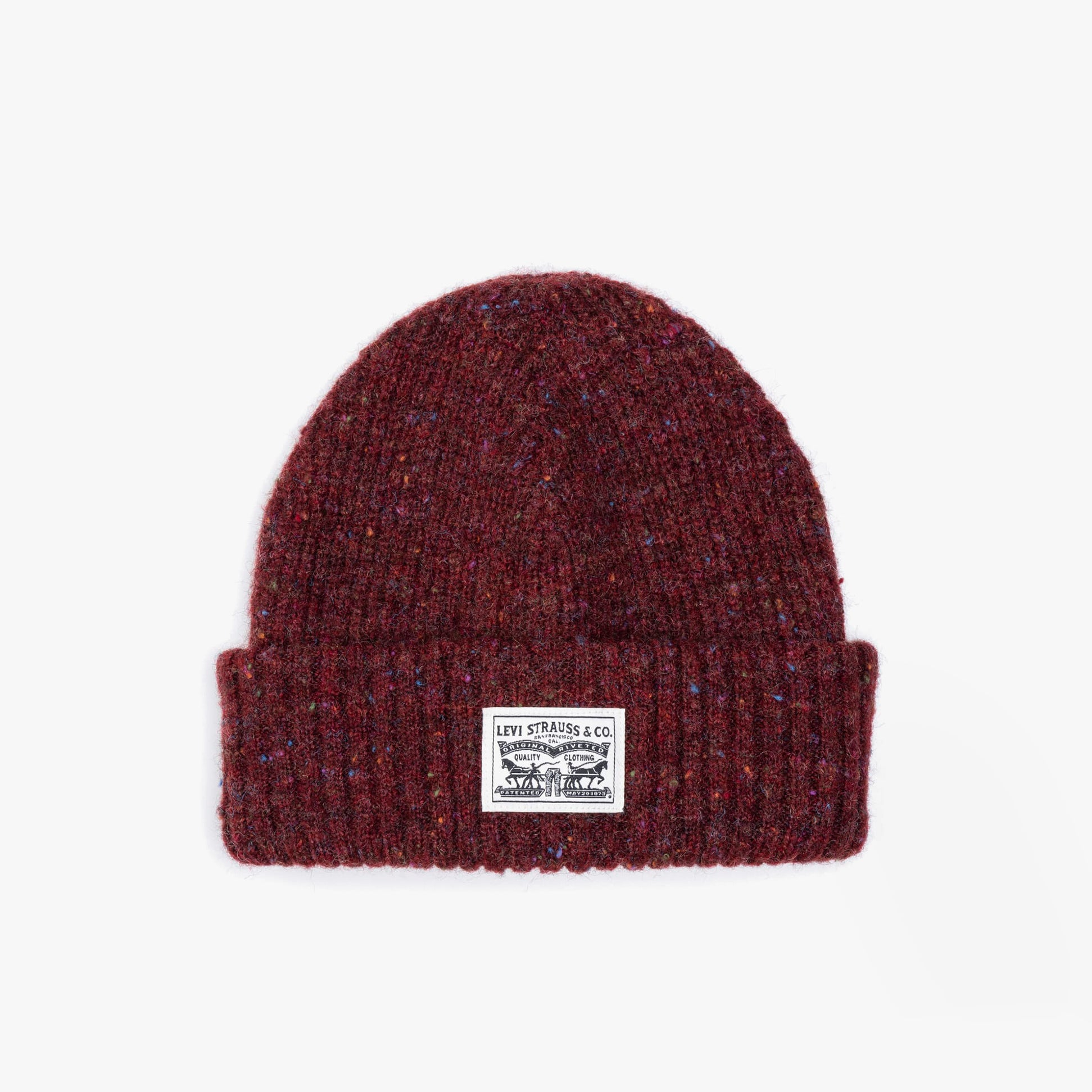 Levi's BACKPATCH BEANIE Mens Bordeaux
