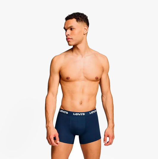 Levi's REPEAT LOGO Mens 3-Pack Trunks Navy