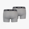 Levi's REPEAT LOGO Mens 3-Pack Trunks Middle Grey Melange
