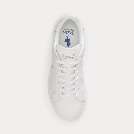 Polo Ralph Lauren Heritage Court Utility Mens Court Trainers White/Light Grey