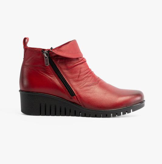 Lotus CORDELIA Womens Boots Red