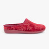 Lotus ELIZABETH Womens Mule Slippers Red