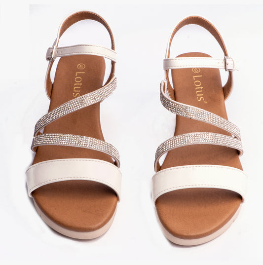 Lotus GOLDIE Womens Sandals White