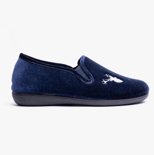 Lotus CLARENCE Mens Slippers Navy