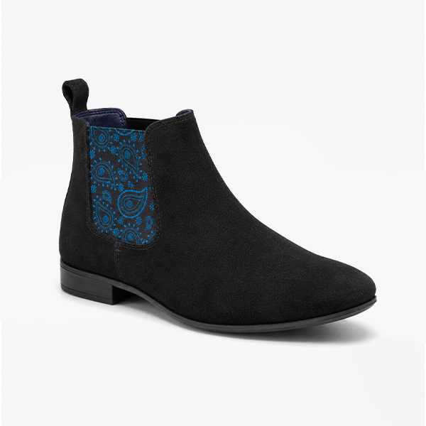 Silver Street London CARNABY Mens Chelsea Boots Black