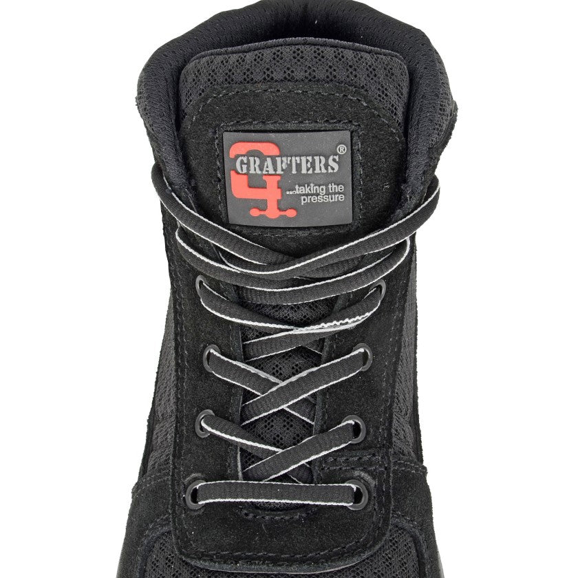 Grafters TERRY Mens Safety Boots Black