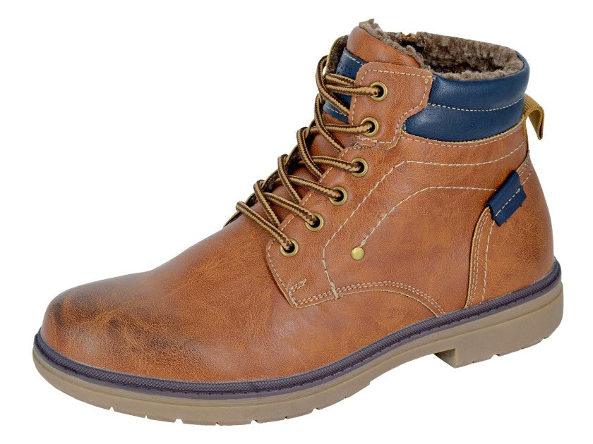 R21 Original DEREK Mens Ankle Boots Tan