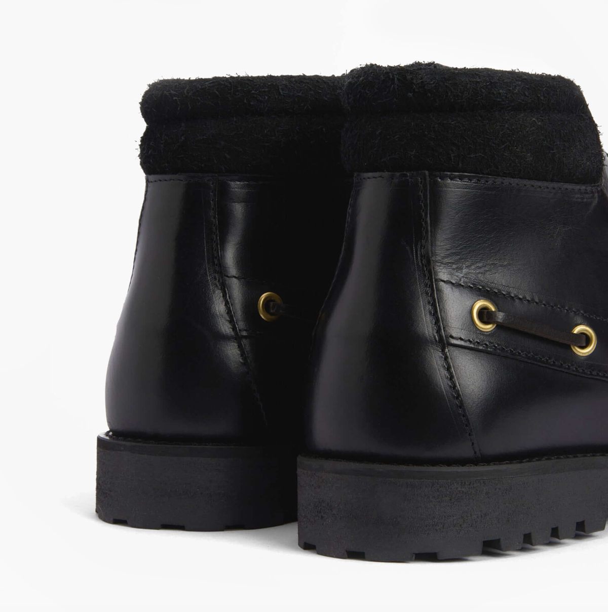 Barbour TILLER Mens Moccasin Boots Black