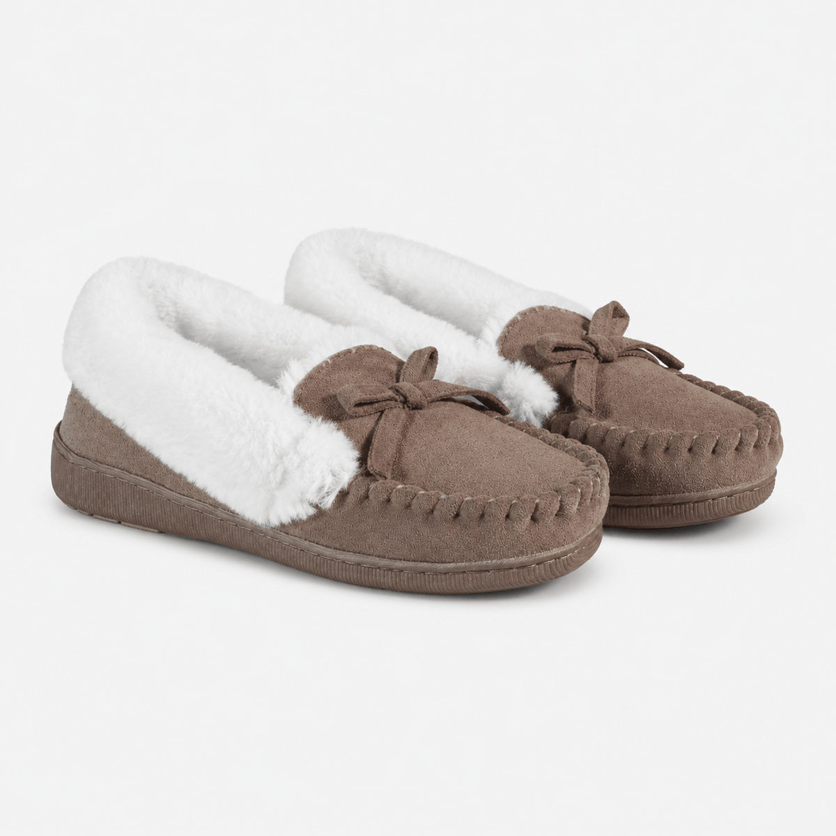 Jo & Joe KINLOCH Womens Moccasin Slippers Mink