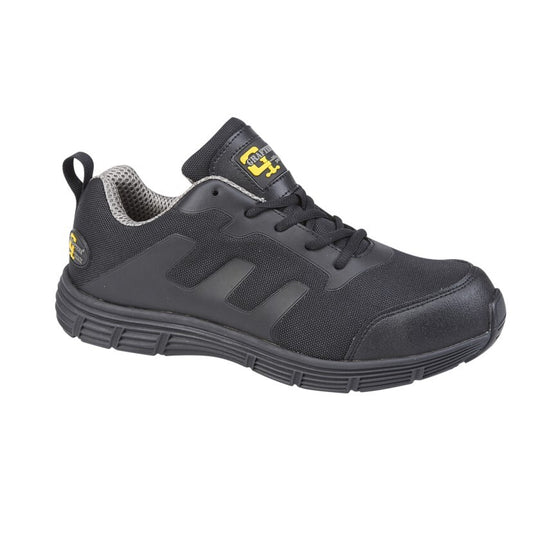 Grafters M080A Unisex Steel Toe Safety Trainers Black