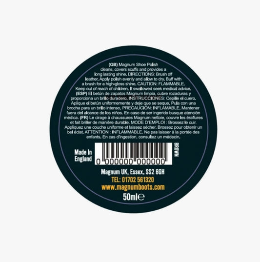 Magnum Magnum Shoe Polish 50ml Military Brown