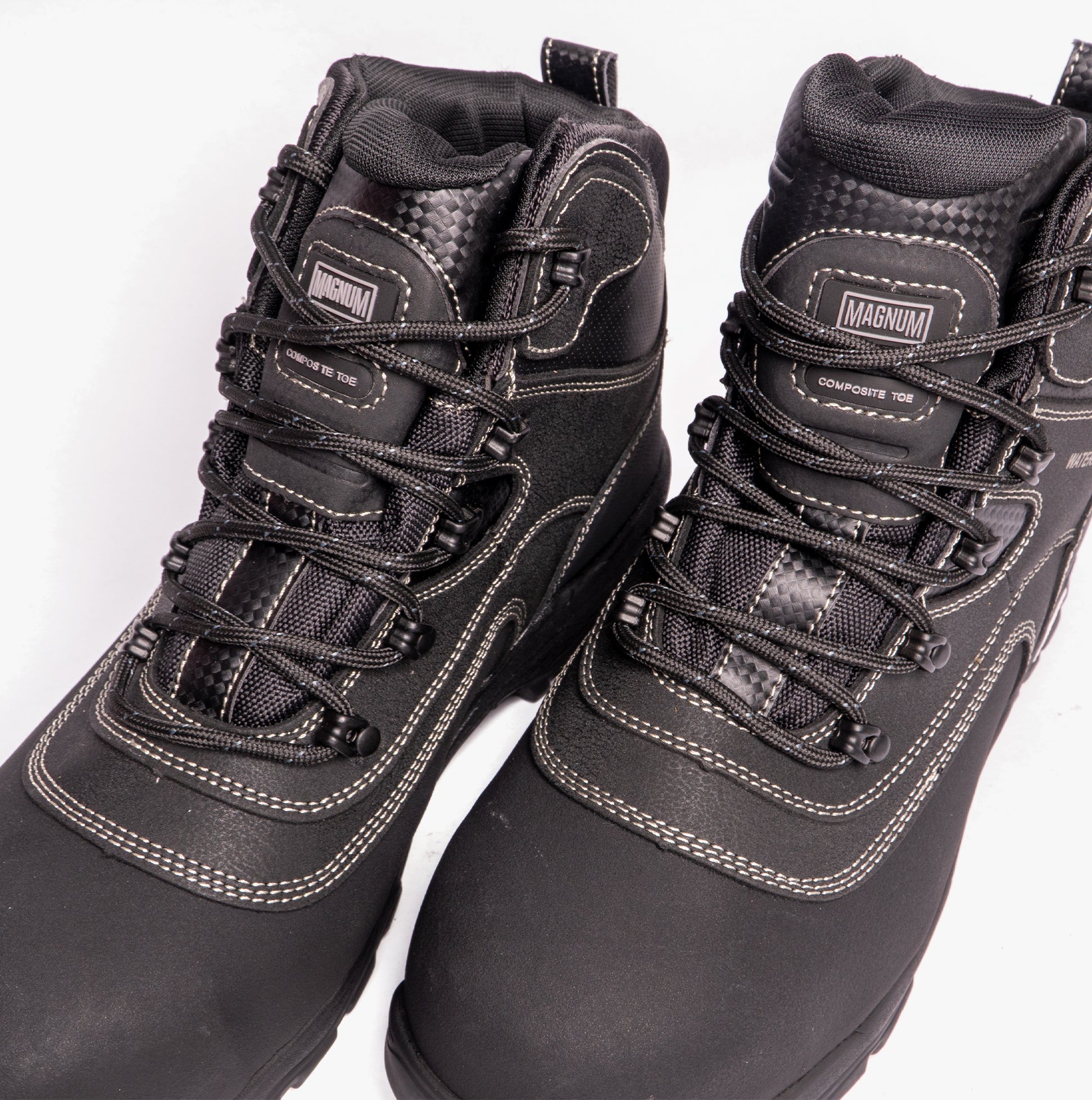 Magnum BROADSIDE 6.0 Mens Leather Industrial Safety Boots Black