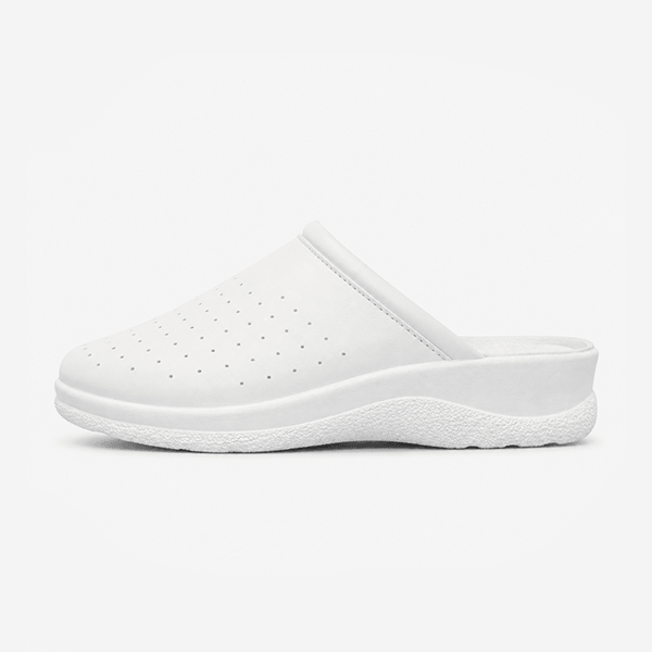 Medi Mules MARY Womens Clogs White