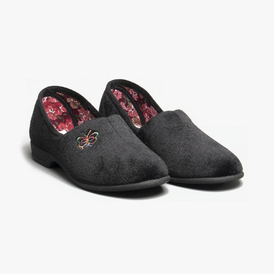 Mirak BOUQUET Womens Slippers Black