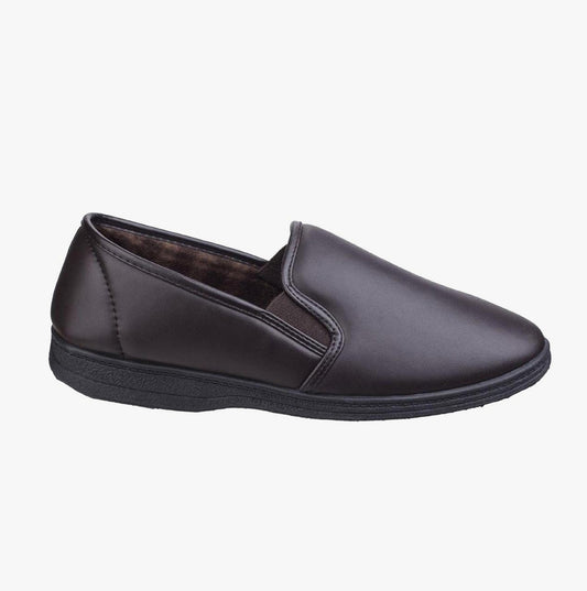 Mirak VISA Mens Slippers Brown