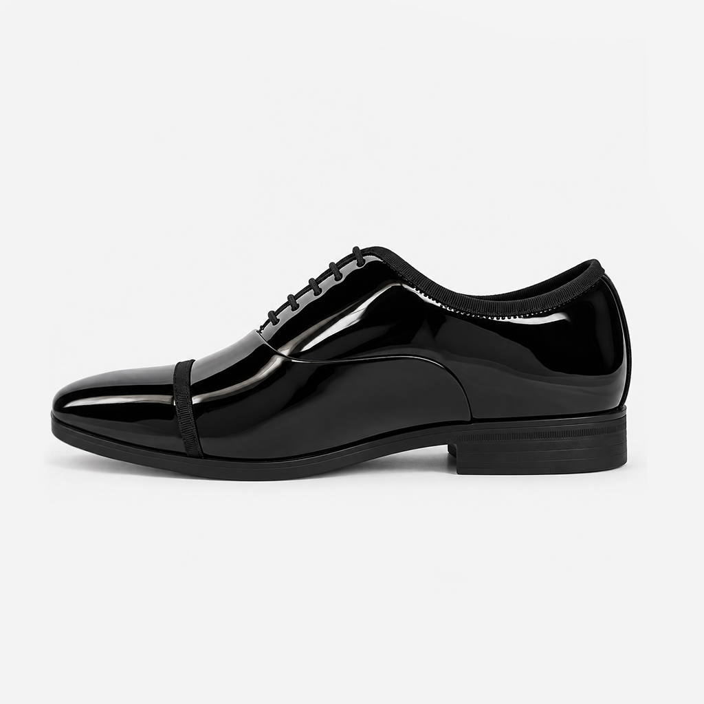 Mister Carlo RALPH Mens Oxford Shoes Black Patent