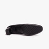 Mod Comfys CELIAS Womens Leather Court Shoes Black