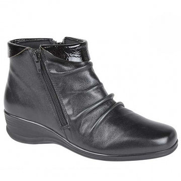 Mod Comfys L215A Womens Ankle Boots Black
