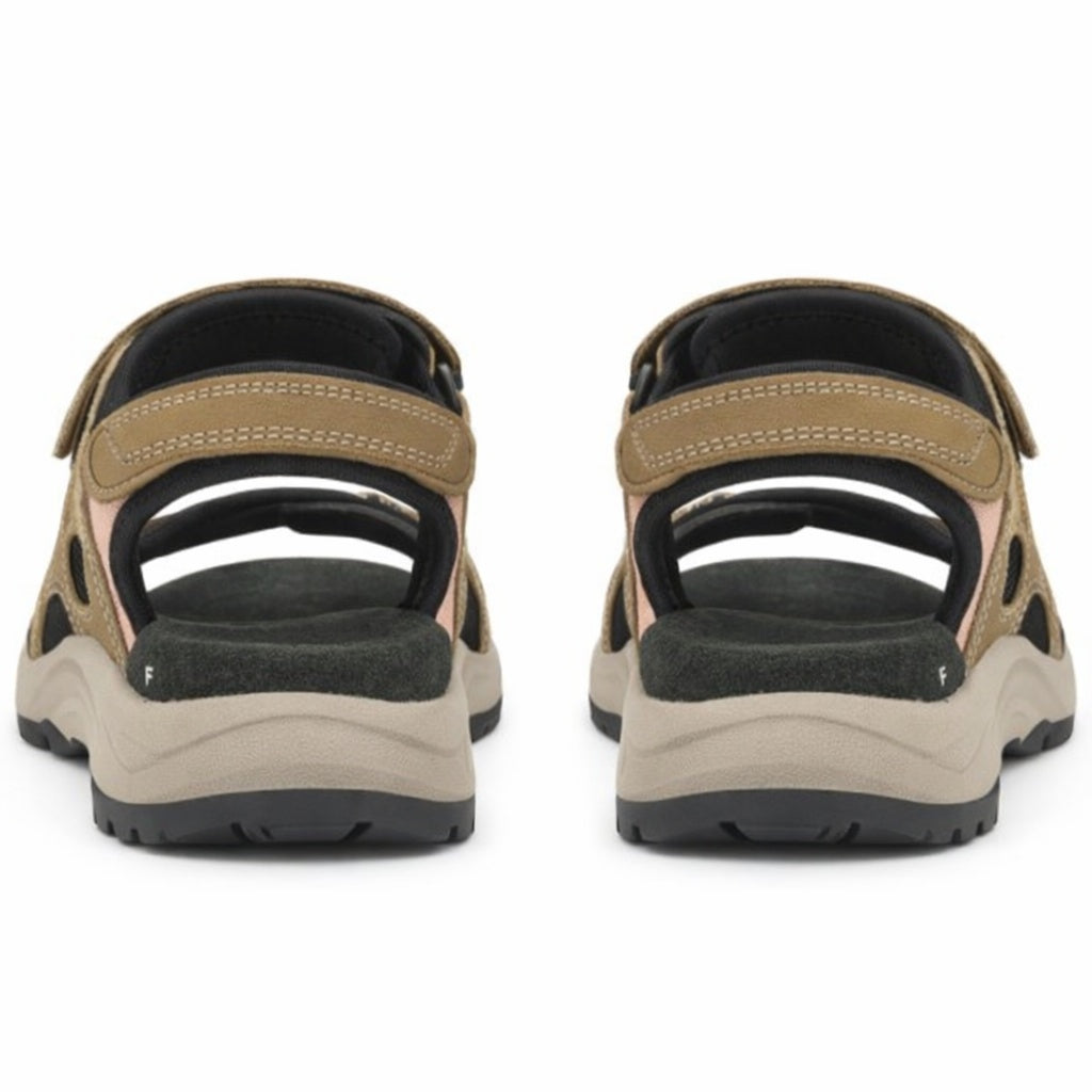 Mod Comfys L813 Womens Hiking & Trail Sandals Taupe/Pink