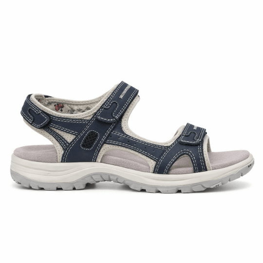 Mod Comfys JESS Womens Ankle Strap Sandals Denim Blue