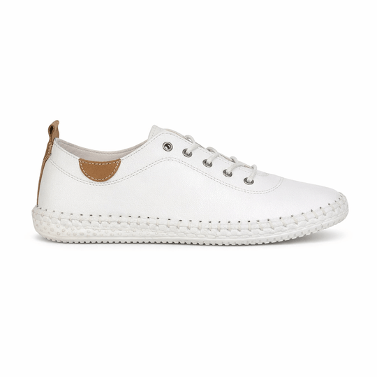 Mod Comfys GWEN Womens Casual Shoes White
