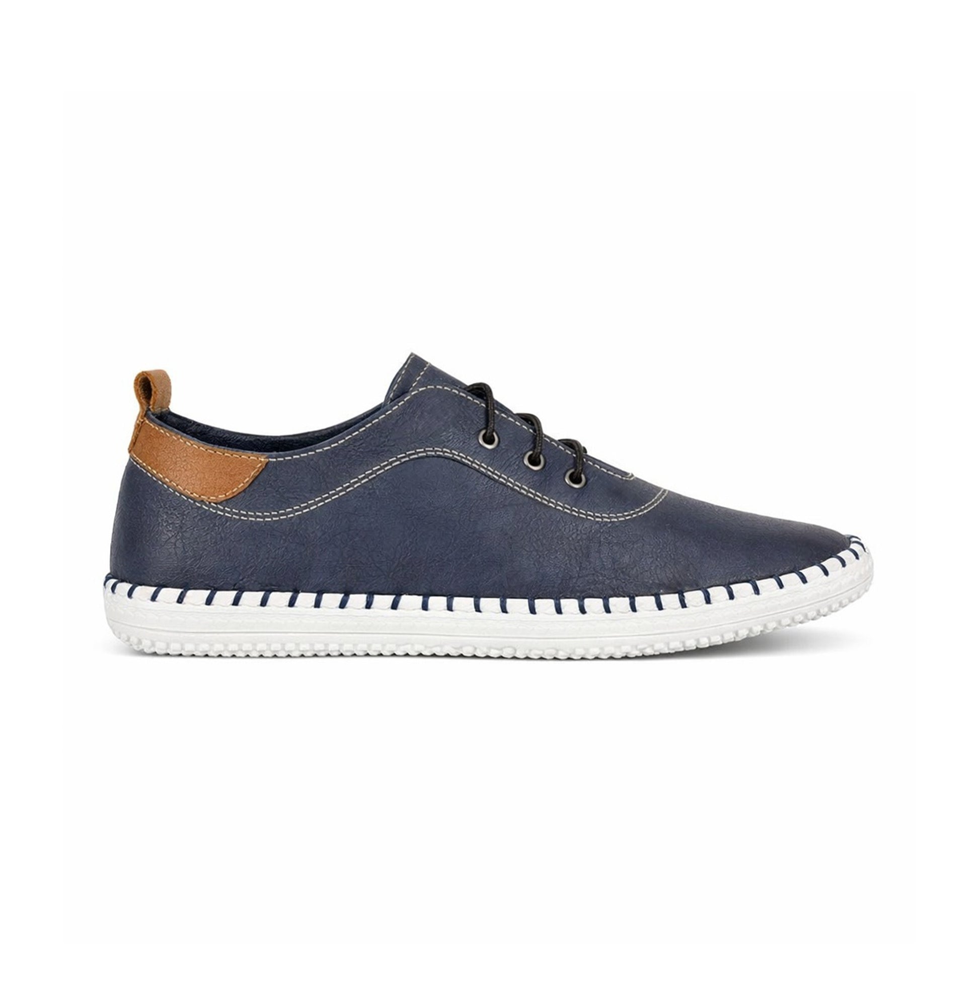 Mod Comfys GWEN Womens Casual Shoes Navy Blue