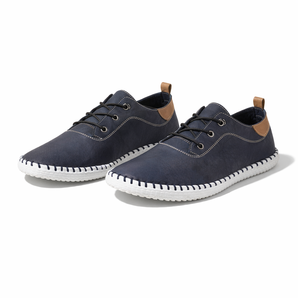 Mod Comfys GWEN Womens Casual Shoes Navy Blue