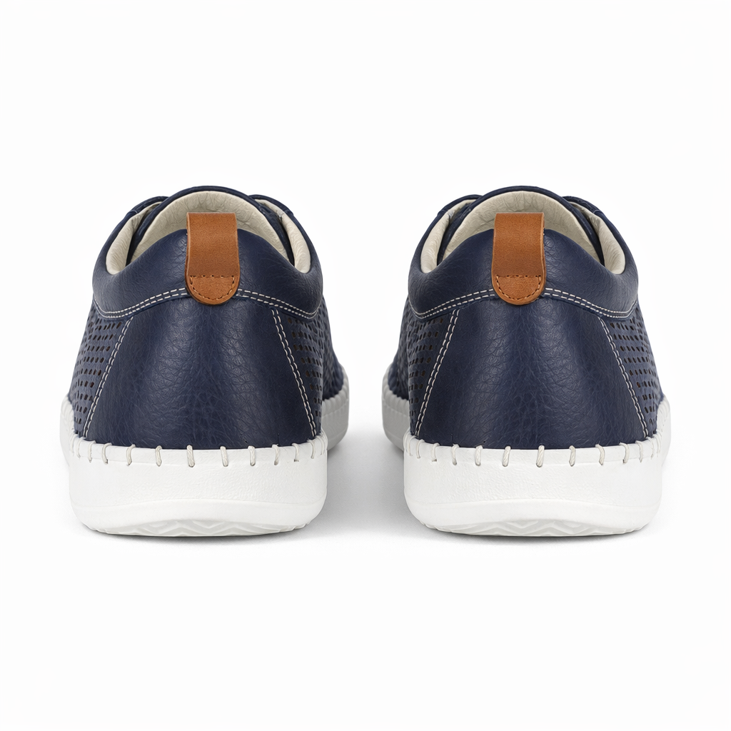 Mod Comfys SIENNA Womens Casual Shoes Navy Blue