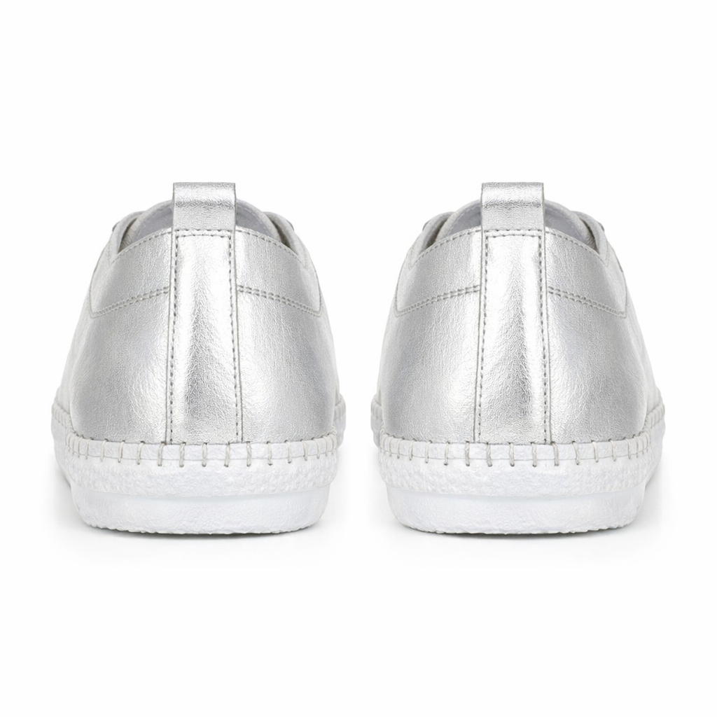 Mod Comfys LOUISE Womens Comfort Shoes Silver
