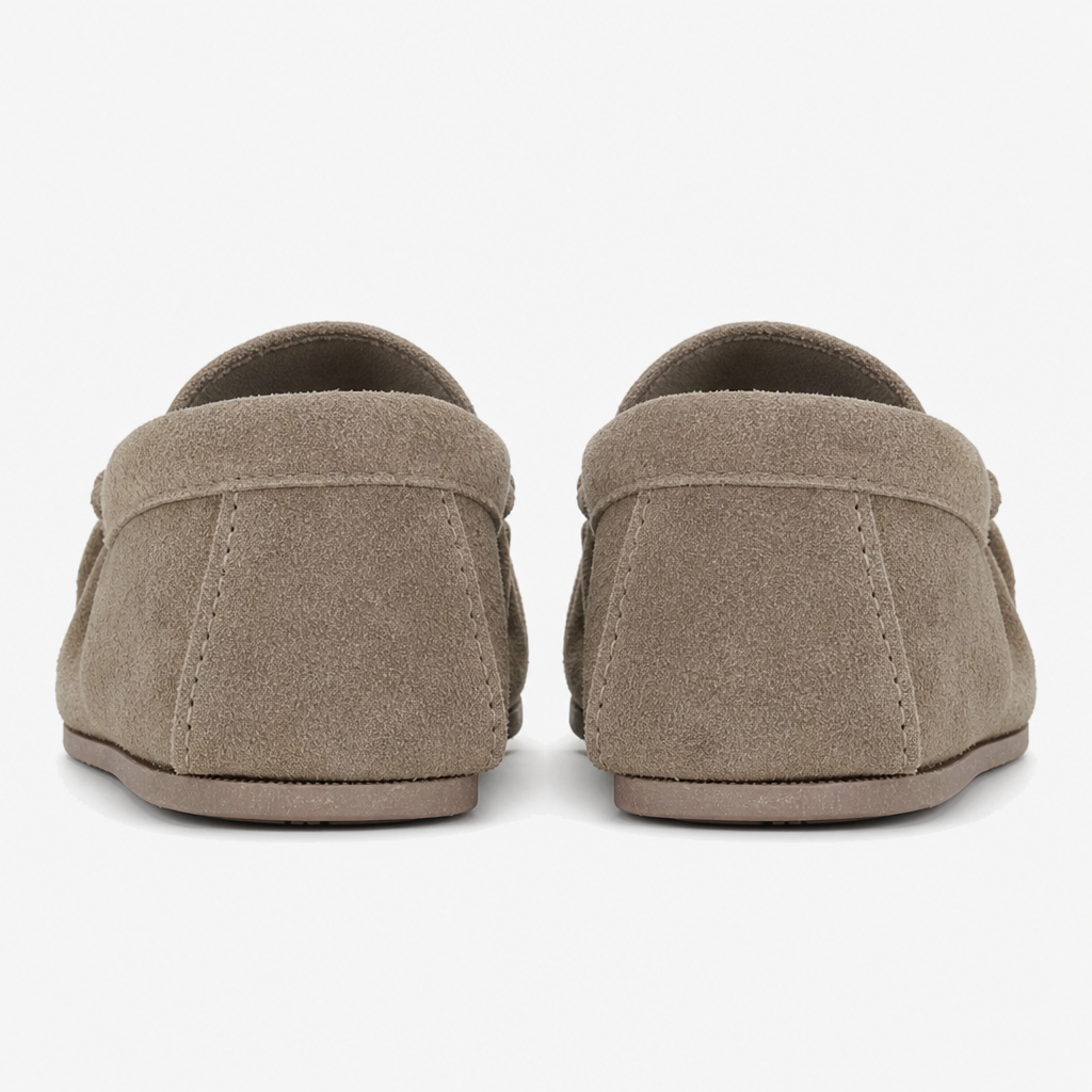 Mokkers BRUCE Mens Moccasin Slippers Taupe