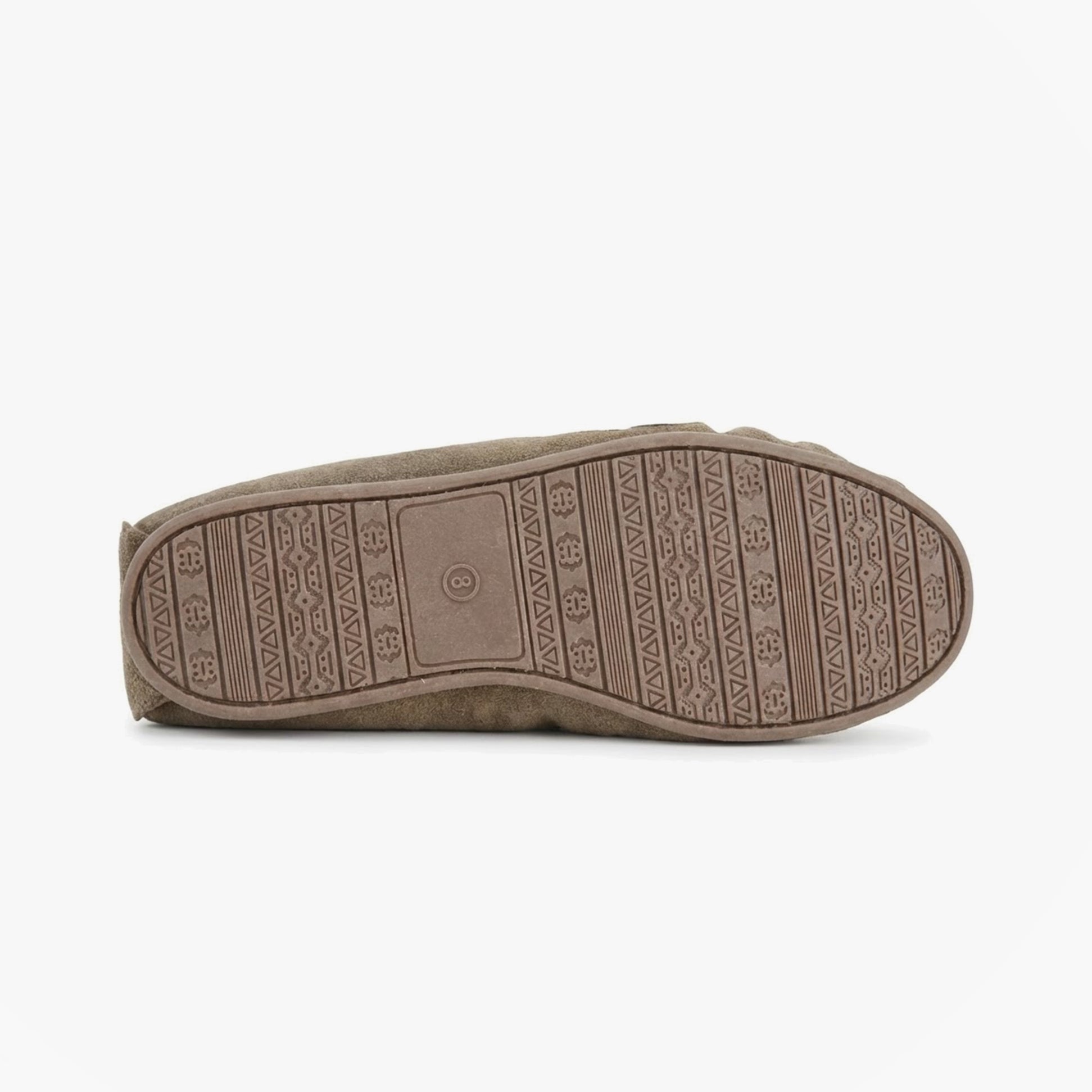 Mokkers BRUCE Mens Moccasin Slippers Taupe