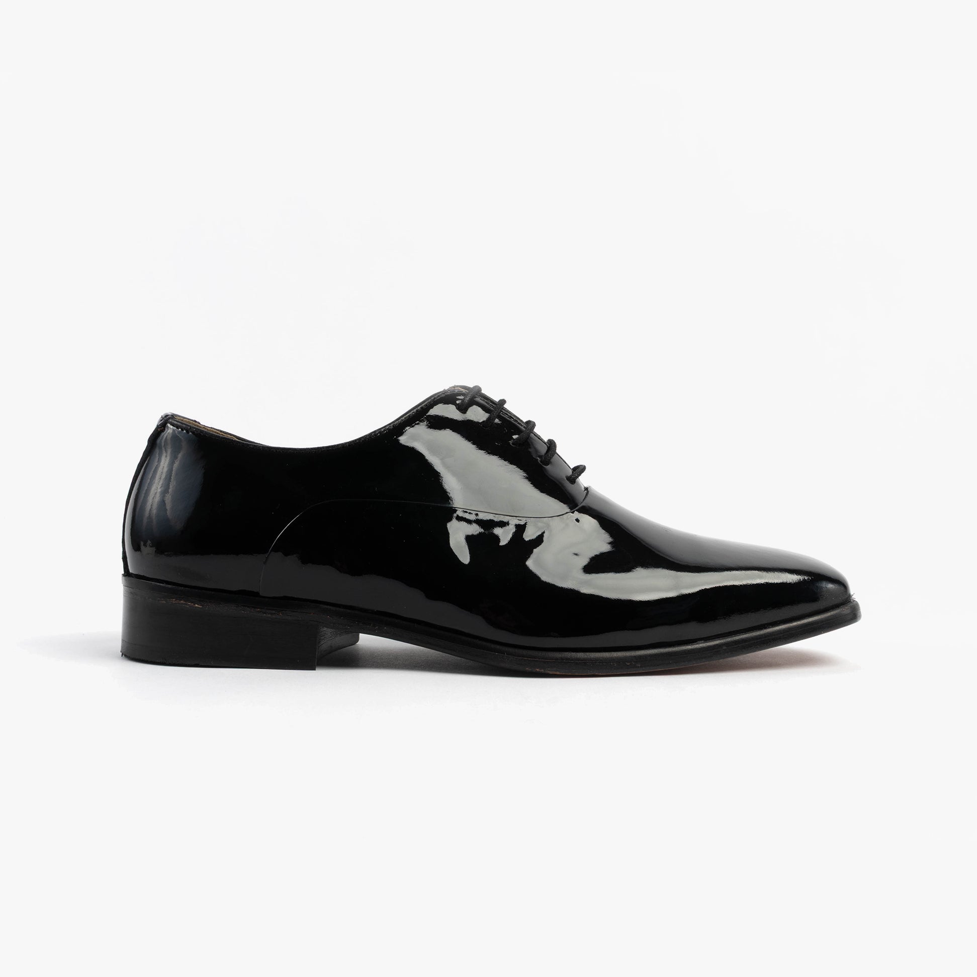 Montecatini Mens Patent Leather Evening Oxford Shoes Black