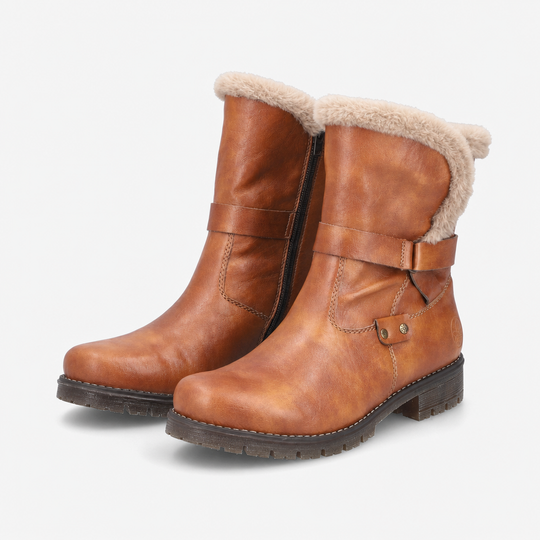Rieker 79580 Womens Ankle Boots Cayenne